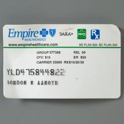 Credit Card, Recovered