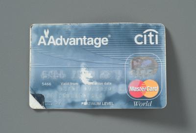 Credit Card, Recovered