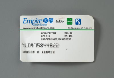 Insurance Card, Recovered