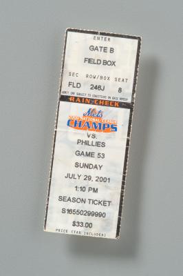 Admission Ticket