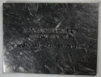 Plaque, Recovered