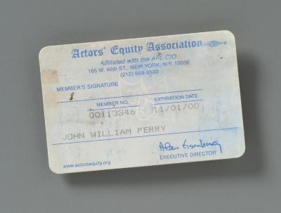 Membership Card, Recovered