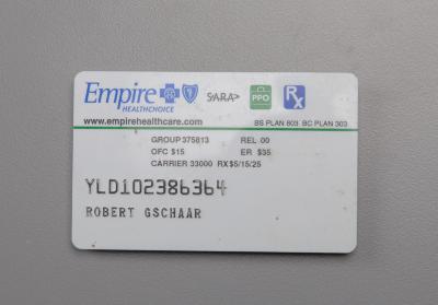 Insurance Card, Recovered