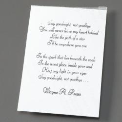Memorial Card 