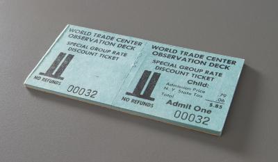 Admission Ticket Booklet