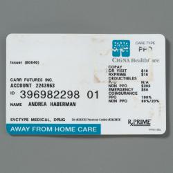 Membership Card, Recovered 
