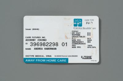 Insurance Card, Recovered 