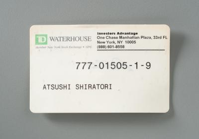 Membership Card, Recovered