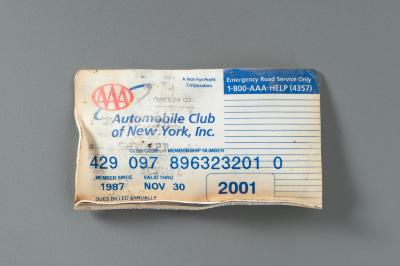 Membership Card, Recovered