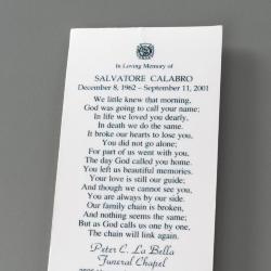 Memorial Card