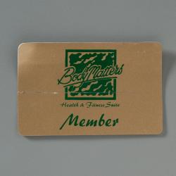 Membership Card, Recovered 