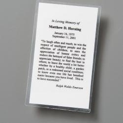 Memorial Card
