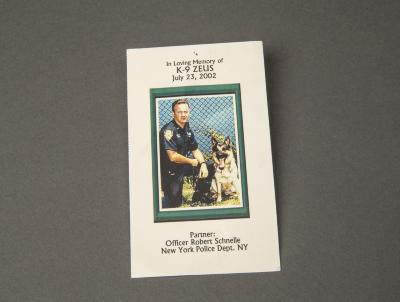 Memorial Card